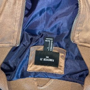 H&M tan bomber jacket